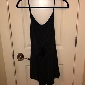 light black casual comfy romper